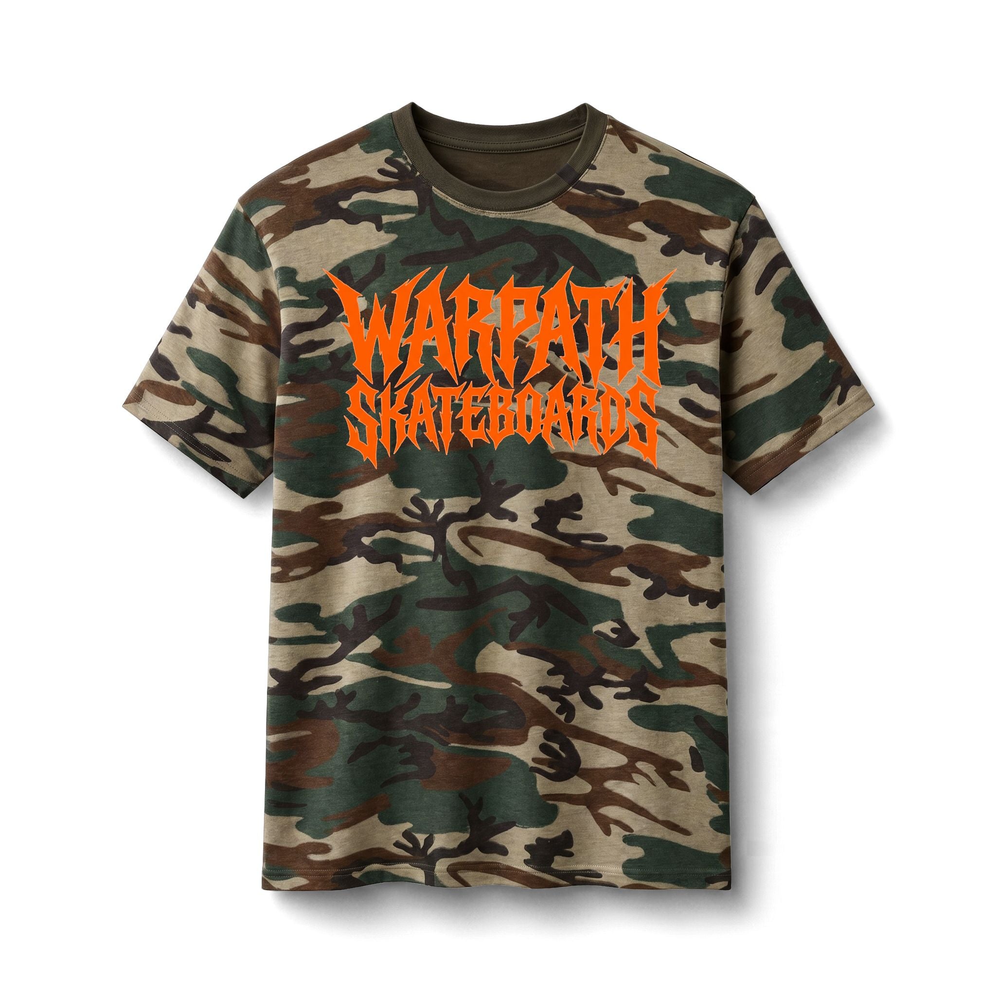 Warpath Skateboards Camo Tee